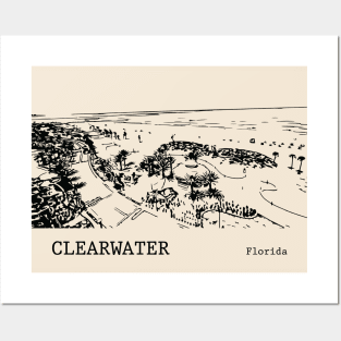 Clearwater - Florida Posters and Art